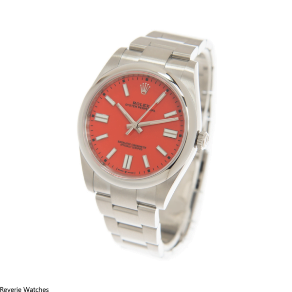 Rolex Oyster Perpetual Red Dial Replica - 11