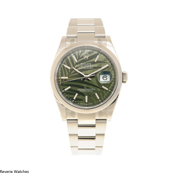 Rolex Datejust 36 Palm Dial Oyster Replica - 13