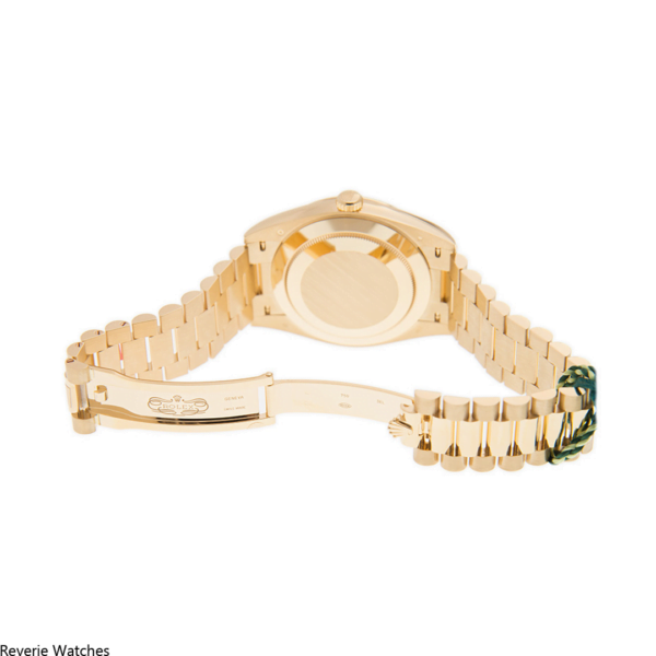 Rolex Day-Date 40 Yellow Gold White Dial Replica - 16