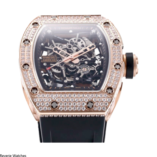 Richard Mille Rm035 Iced-Out Replica - 11