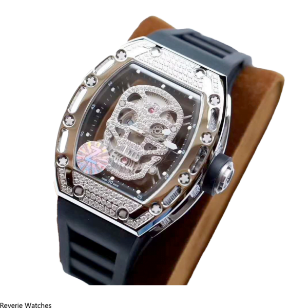 Richard Mille Rm052 Skull Iced-Out Replica - 17