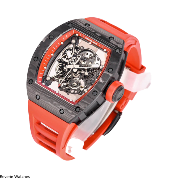 Richard Mille Rm055 Carbon Red Replica - 12