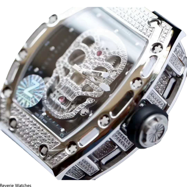 Richard Mille Rm052 Skull Iced-Out Replica - 19