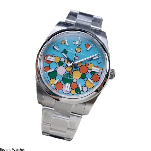 Rolex Oyster Perpetual Turquoise Replica - 13