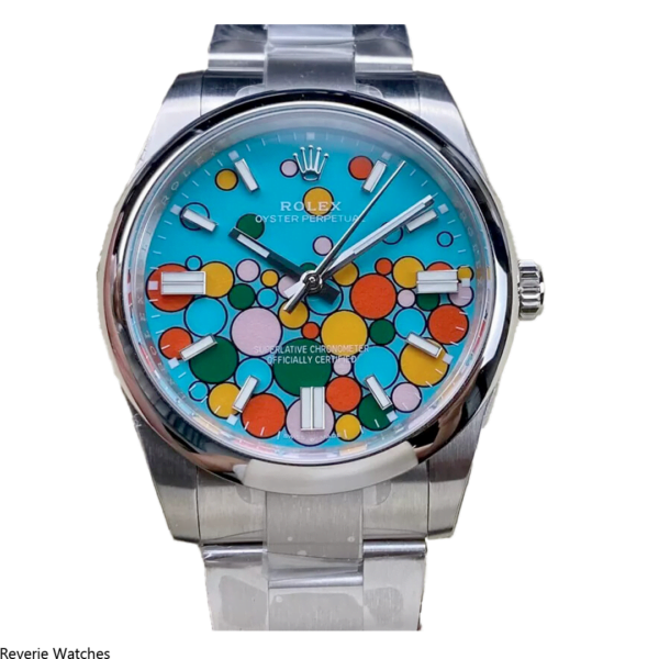 Rolex Oyster Perpetual Turquoise Replica - 15